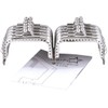 starPG 2.6 inches (6.5 cm) coin purse clasp with pattern,