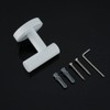 SEABEFORE White Towel Hooks Coat Robe Hook for Bath and