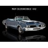 1969 Oldsmobile 442 Convertible NEW METAL SIGN: Original Look Restoration