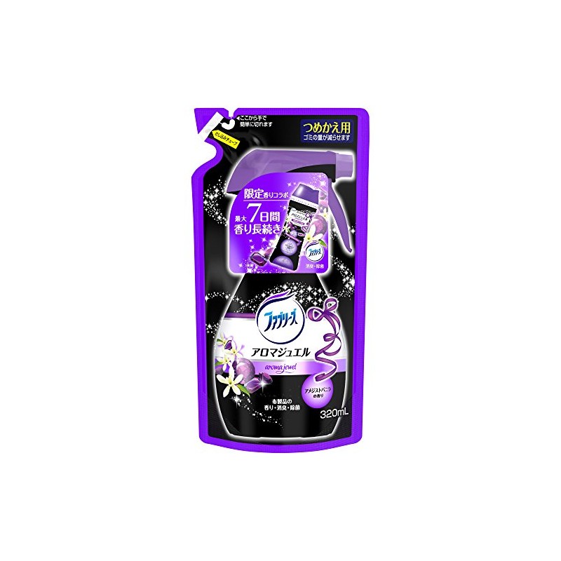 Febreze Aroma Jewel Amethyst Vanilla Scent, Refill, 11.8 fl oz