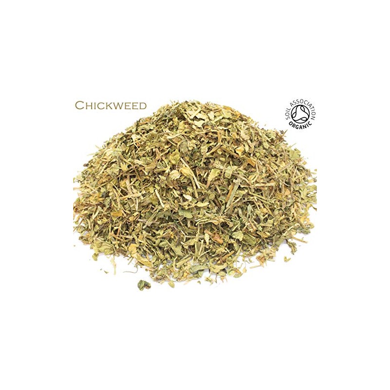 Organic Chickweed Pure Herbal Infusion (25 Unbleached Tea Bags -