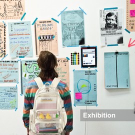 CAMTOP Clear Backpack Heavy Duty Transparent Bag for Stadium Events See Through BookBag for Student School Work Festival Sport Travel (Beige)