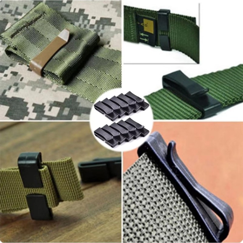 GLOWZEN Belt Clip, Rucksack, Belt Stopper, 1.3 inches (32 mm),
