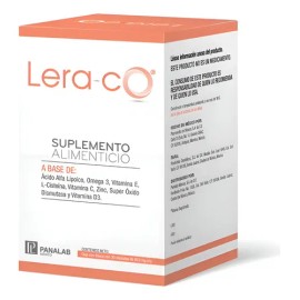 Panalab Lera-co Suplemento 30 Cápsulas Ácido Alfa, Omega 3                                                                                            