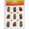 Beistle Autumn Scarecrow Stickers, Scarecrow stickers, 4 SHEETS/PK #94004 #L