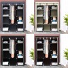 67" Portable Closet Organizer Wardrobe Storage Organizer with 10 Shelves!
