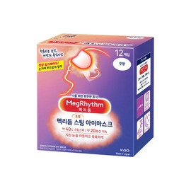 [Meg Rhythm] Steam eye mask 12 sheets, unscented / [멕리듬] 스팀 아이마스크 12매입 무향
