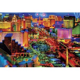 Buffalo Games - Lars Stewart - Viva Las Vegas - 2000 Piece Jigsaw Puzzle For Adults -Challenging Puzzle Perfect for Game Nights - Finished Size is 38.50 x 26.50