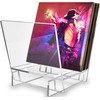 Honygebia Acrylic Vinyl Record Holder, Storing Collection of 40 Premium