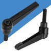 Qjaiune 2pcs Adjustable Clamping Lever Knob, M8 x 25mm Male