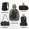 kokkoya Small Fishing Bag Tackle Backpack with Rod Holder 16L