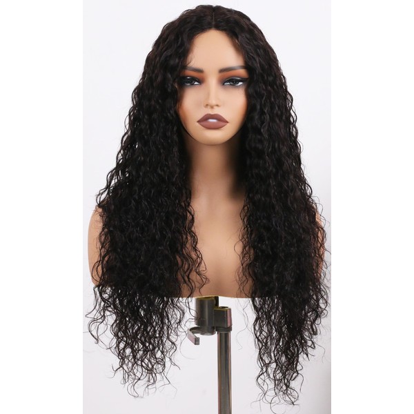 ManeMajesty 30 Inch Deep Wave Lace Front Wigs Human Hair