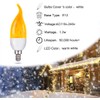 Venforze E12 Flame Bulbs 4 Pack, 3 Mode LED Candelabra