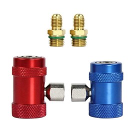 Riloer Set Of 2 Quick Coupler Adapters R1234Yf For Ac Car Up/Down R1234Yf