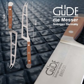 Güde Alpha Pear Series Hand Forged/Serrated Cheese Knife, 6-in - Ice Hardened Steel - Made in Solingen, Germany Since 1910