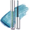 FOCALLURE Star Drifter Glitter Mascara,Define Long Lasting Curling Eyelashes,Lightweight & Dries Quickly,Soft Gel Formula Mascara Create a Subtle Shimmer Look to your Eyelashes,GN01 OASIS OF SPACE