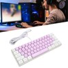 Gaming Keyboard USB 61 Keys RGB Backlit Ergonomic Contrast Color