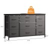 Jojoka Chest of 10 Drawers for 55'' TV Stand Dresser