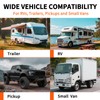 Rubber Wheel Chocks for RV Trailer Upgraded Deformable Design 2