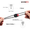 SAMSFX Fishing Rods Belt Quick Ties for Casting, Spinning &