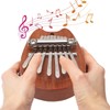 Kalimba Fingerklavier aus Holz mit 8 Tasten, tragbares Daumenklavier mit