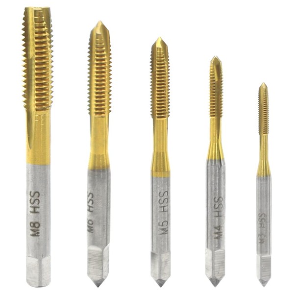 Aoyswuz 5 Piece Tap Cutter Bit Set M3 - M8