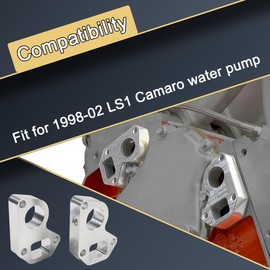 551690-71 Water Pump Spacer Compatible with LS1 Camaro to Truck .7 Adapter Swap kit LSX LS LS3 LQ4 GTO