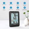 Newentor Indoor Outdoor Thermometer Wireless, Remote Temperature Monitor Hygrometer, Outside