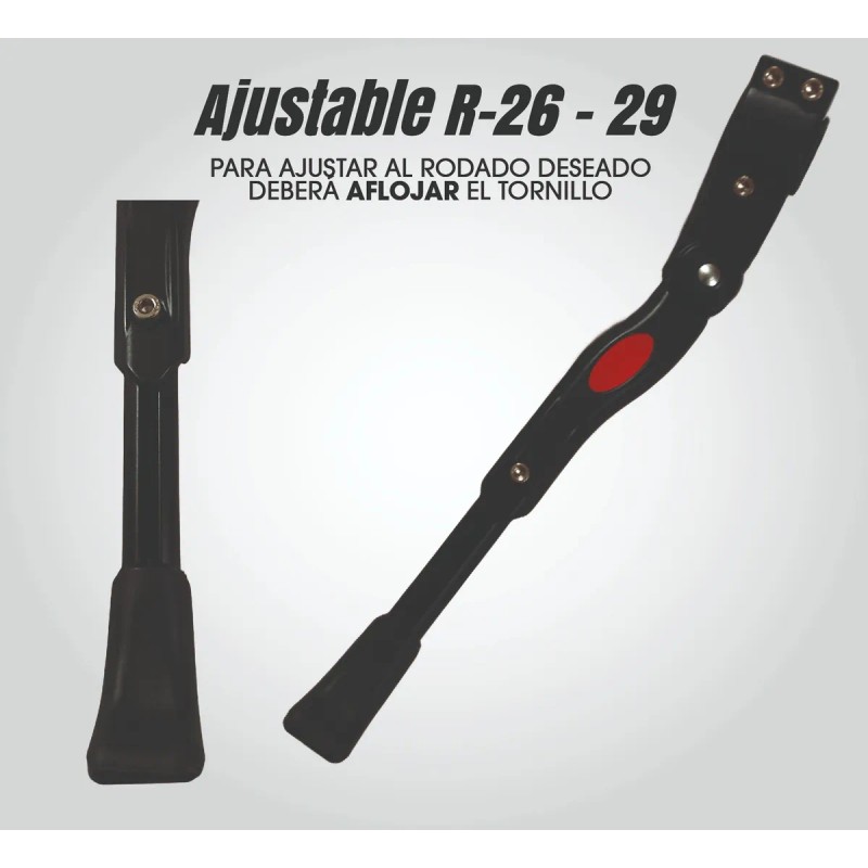 Pata Parador Bicicleta Ajustable Aluminio Reforzado R24-r29