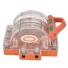 Disconnect Knife Switch Full Copper Transparent Shell 3 Pole Double
