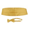 Moda Di Raza Gold Bow Tie and Cummerbund, Tuxedo Suit,