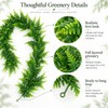 Artificial Hanging Fern Vine for Home & Garden Decor –