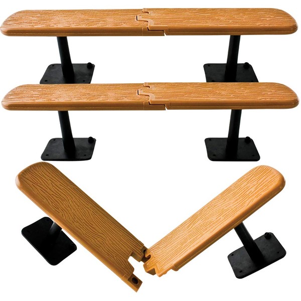 Set of 3 Plastic Toy Breakable Benches for Wrestling Action Figures