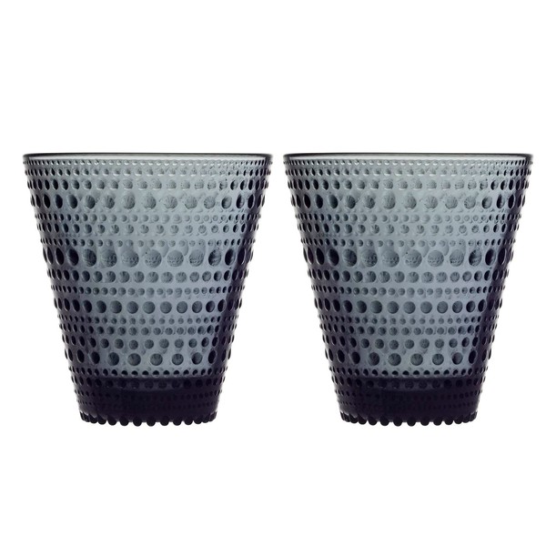 Iittala Castehelmi Tumbler Pair Set (2 Pieces) Dark Gray 1057030