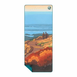 Rumpl Tech Towel Quick-Dry Towel for Travel, Beach, and Camp, Acadia National Park