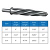 Drill America 3 Piece Bridge/Construction Reamer Set, (Sizes 1/2", 3/8"