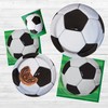 Unique 27305EU Eco-Friendly Paper Plates-23 cm-Football Party-8 Count (Pack of
