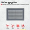 Steinberg14 Grey Ventilation Grille 250 x 170 mm - Plastic