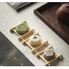 Natiform Bamboo Coasters Set of 4 Stylish Lightweight Tea Holder