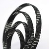 30ft PET Expandable Sleeving Wire Cable Sleeve (2/3", Silver&Black)
