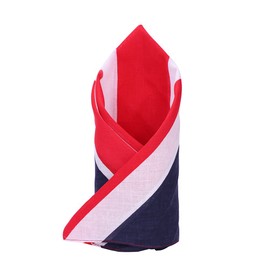 Union Jack Bandana British Flag Kerchief Cotton Paisley Bandana Union Jack Handkerchief Headband Sport Neckerchiefs Hip Hop Headwear Scarf Neck Wrist Wrap Band for Men Women Adults Children Accessory