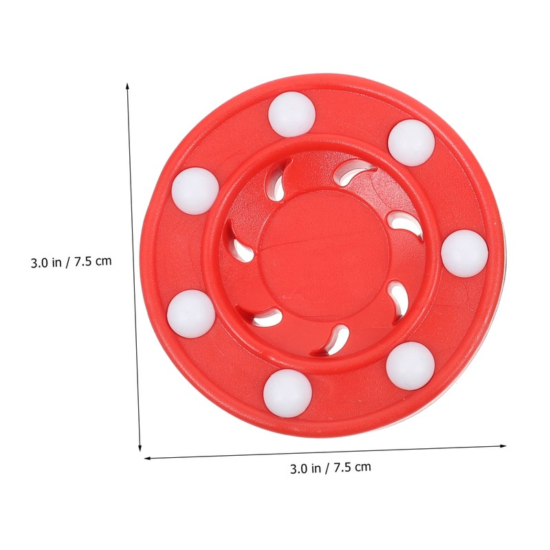 ibasenice 2Pcs Roller Hockey Pucks for Street Hockey Professional Grade