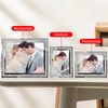 Egofine 5x7 Picture Frames Set of 4, Glass Picture Frames