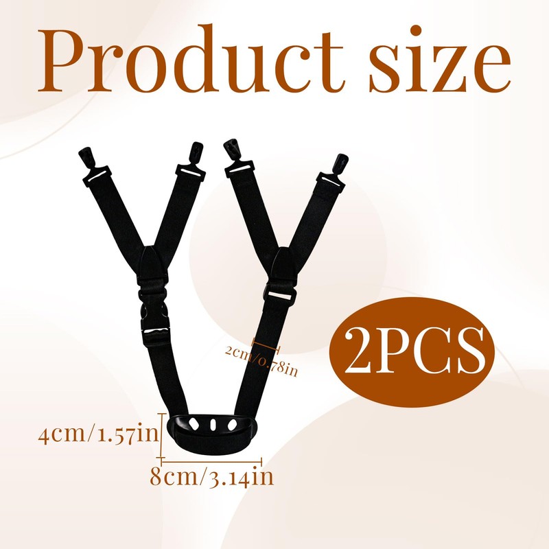 2Pcs Hard Hat Chin Strap,Adjustable Safety Helmet Strap,Black Chin Strap