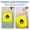 Avery Printable Square Labels with Sure Feed Technology, 4" x