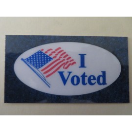 ELECTION 2022, "I VOTED" 10MM LAMINATED MAGNET, NICE KNOWING YOU VOTED IN NOV,22