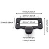 Antique Label Holder Pull Handle, OZXNO 10-Pack Vintage Black Zinc