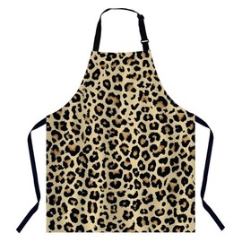 Delantal para Mujeres Hombres 003, Impresión de leopardo