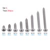 Pack of 200 SS Grade 304 Stainless Steel M3 Self-Tapping