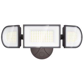 iMaihom 140W Flood Lights Outdoor, 14000LM Ultra Bright LED Flood Light Outdoor, 3 Adjustable Heads Security Lights, IP65 Waterproof Outside Flood Light, 6500K Floodlight for Yard Garage Court (Brown)